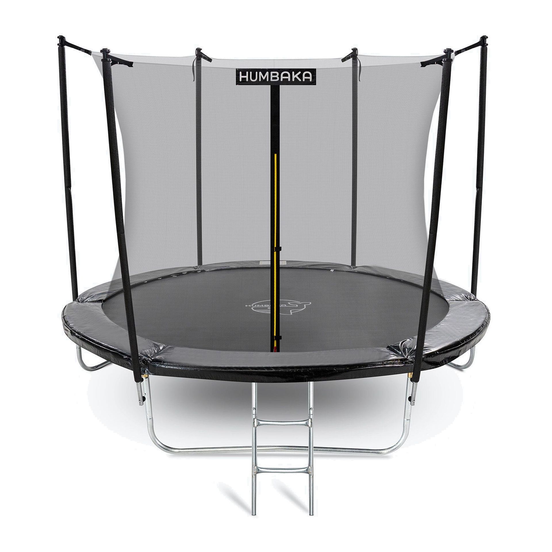 Trampolina ogrodowa HUMBAKA Eco 244 cm czarna ECO-8' Tramps
