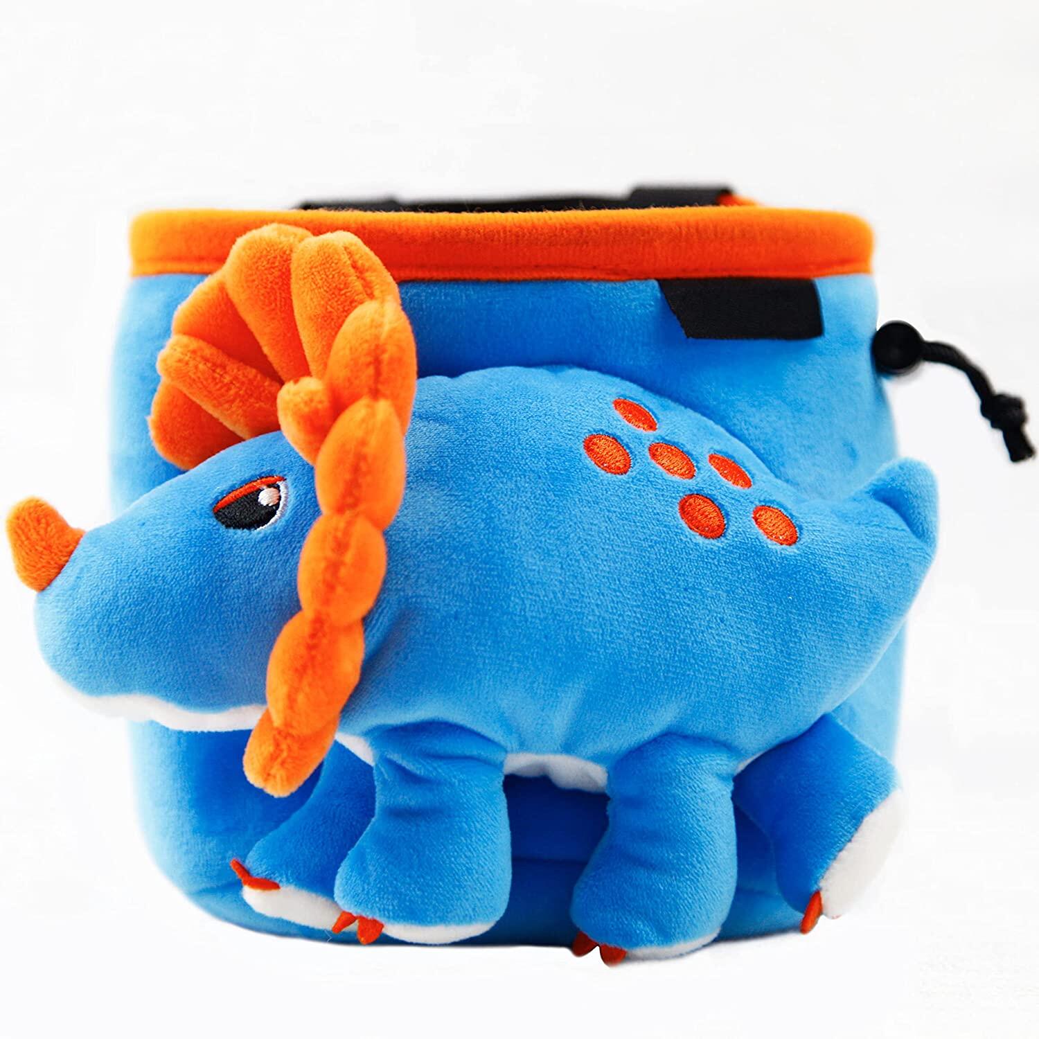Woreczek na magnezję Y&Y Vertical Chalk Bag - triceratops