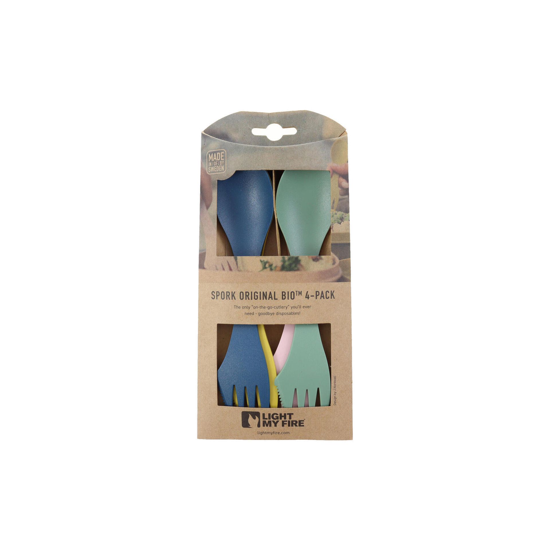 Light My Fire Spork Original BIO 4-pak, nature 2020 Sztućce turystyczne 2412411615