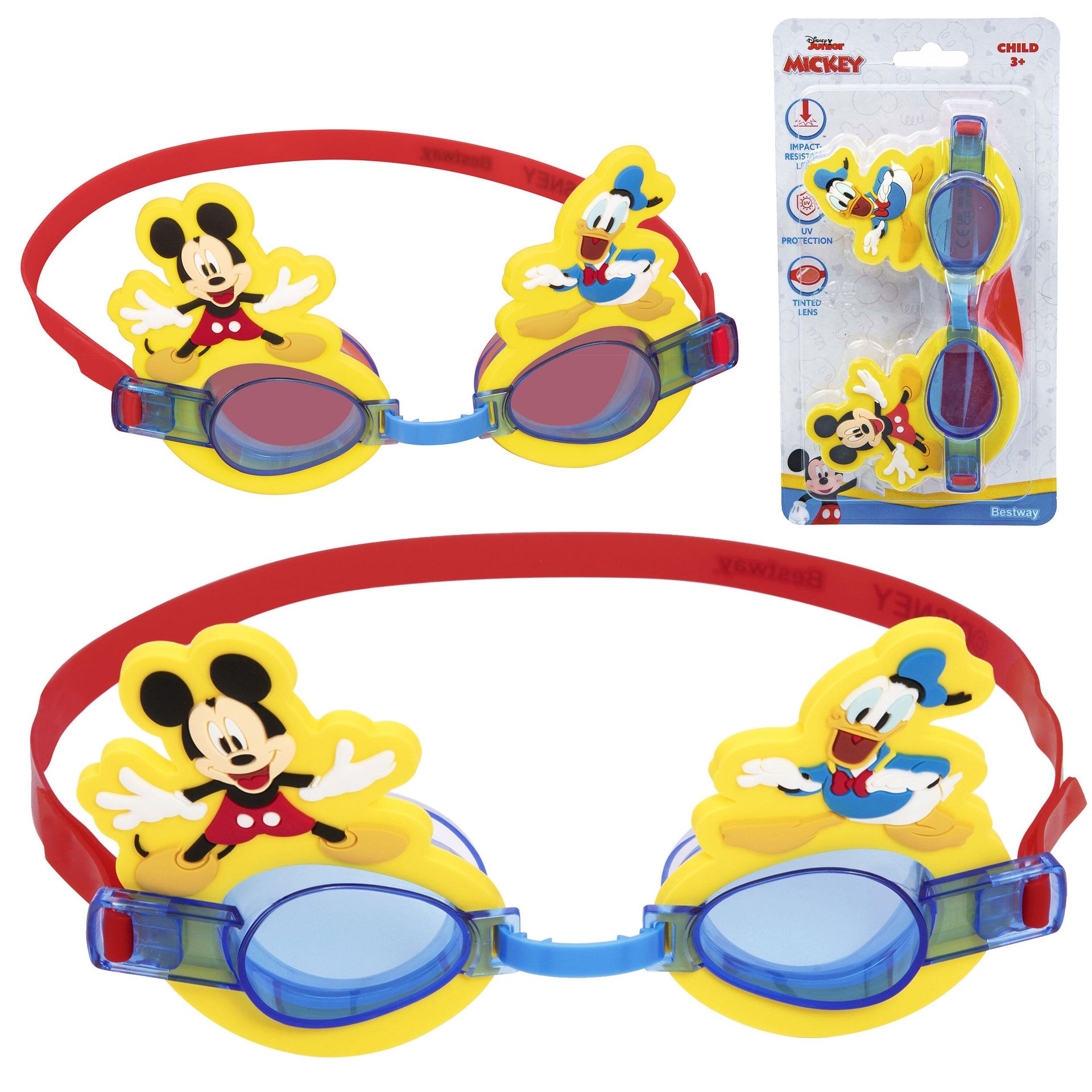 Okularki do pływania nurkowania Bestway Mickey