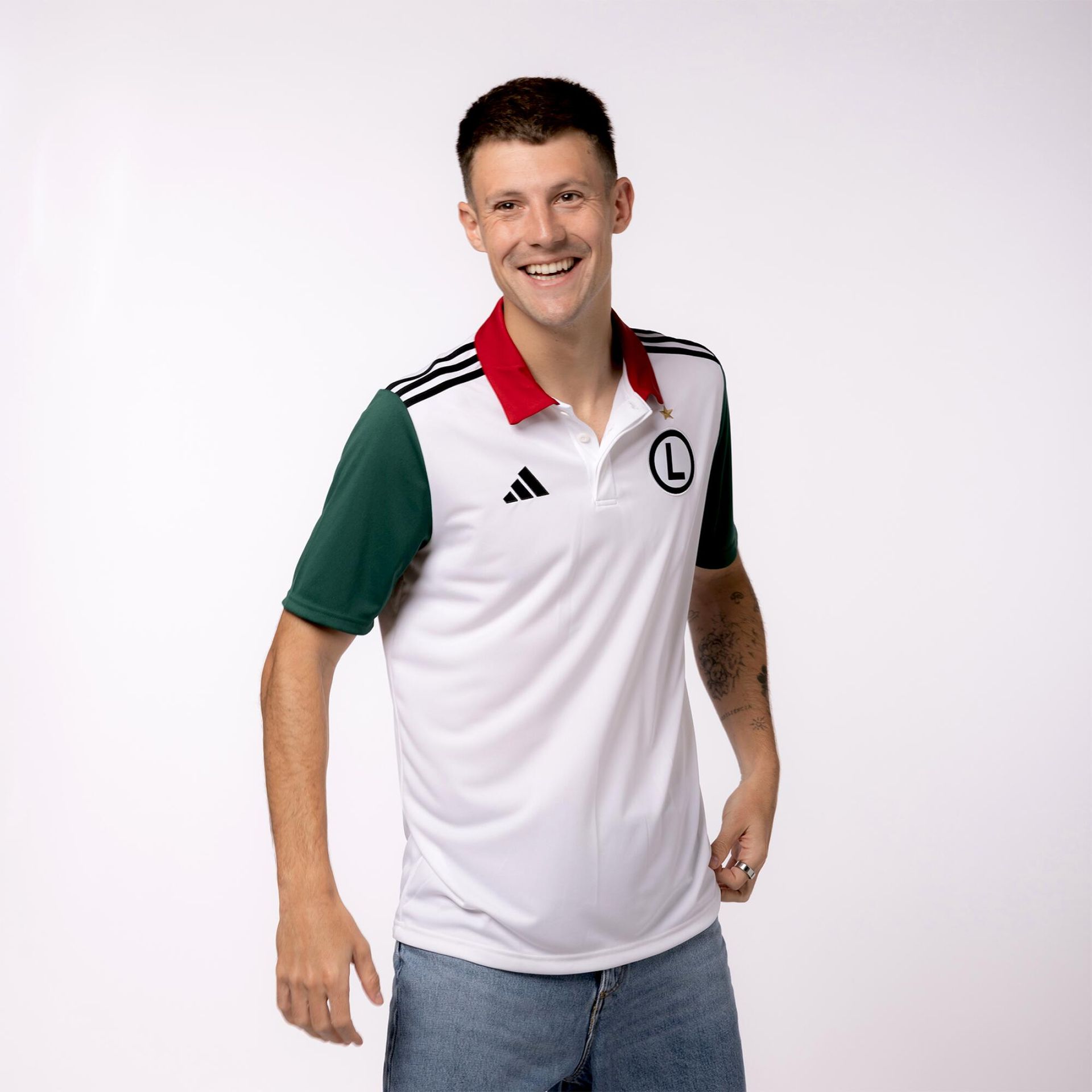 Koszulka polo piłkarska adidas Legia Warszawa