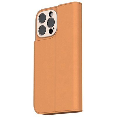 Moshi Overture MagSafe - Skórzane etui 3w1 z klapką iPhone 16 Pro Max (Caramel Brown)