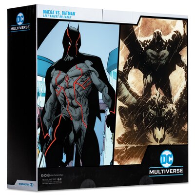 Zestaw 2 figurek DC Multiverse (Last Knight on Earth) - Omega vs. Batman (Gold Label)