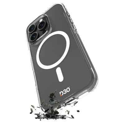 Puro Cover Impact Clear D3O Bio do iPhone 16 Pro Max Przezroczysty