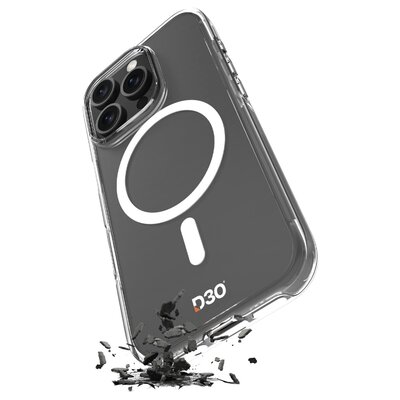 Puro Cover Impact Clear D3O Bio do iPhone 16 Pro Przezroczysty