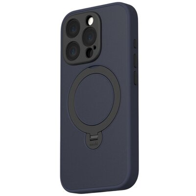 Moshi Kameleon MagSafe - Etui iPhone 16 Pro z funkcją podstawki (Midnight Blue)
