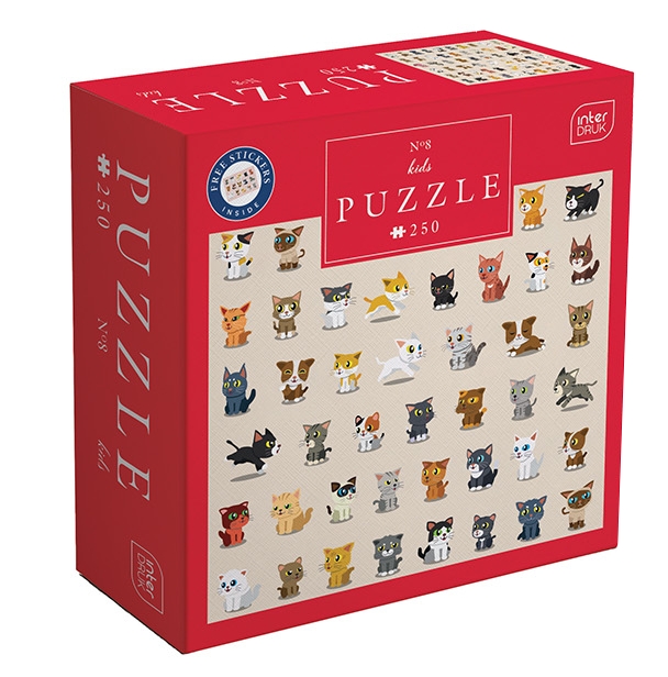 Interdruk, Puzzle Kids 250: Cats