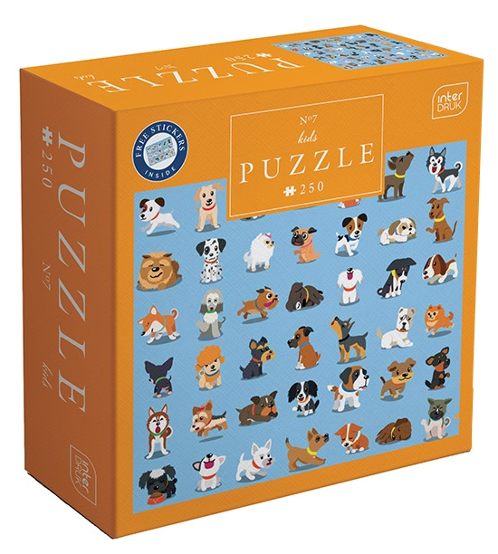 Interdruk, Puzzle Kids 250: Dogs