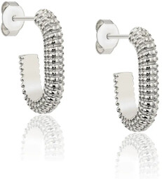 Kolczyki srebrne LOOP