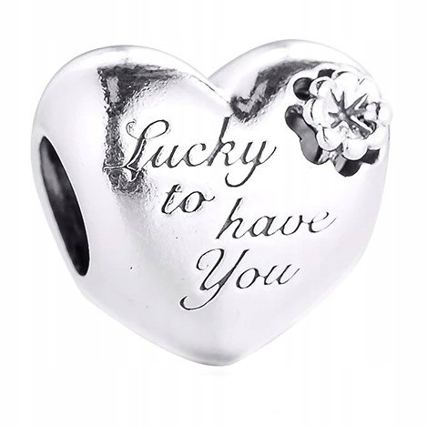 Charms Serce Mom Mama Heart srebro 925