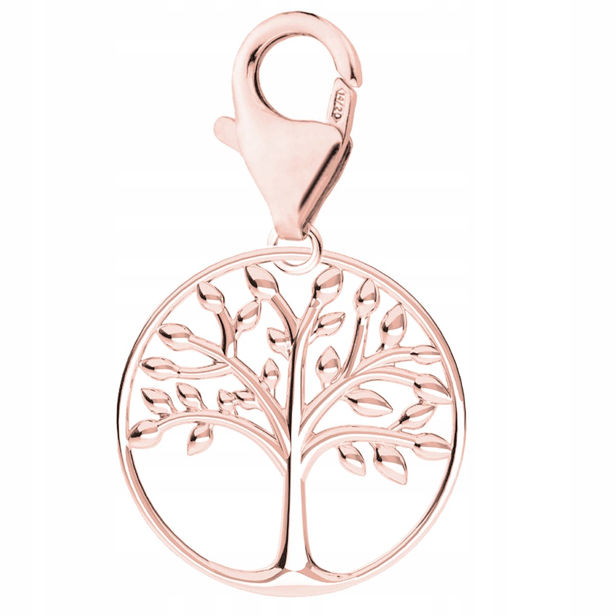 Zawieszka Drzewo Życia różowe złoto srebro 925