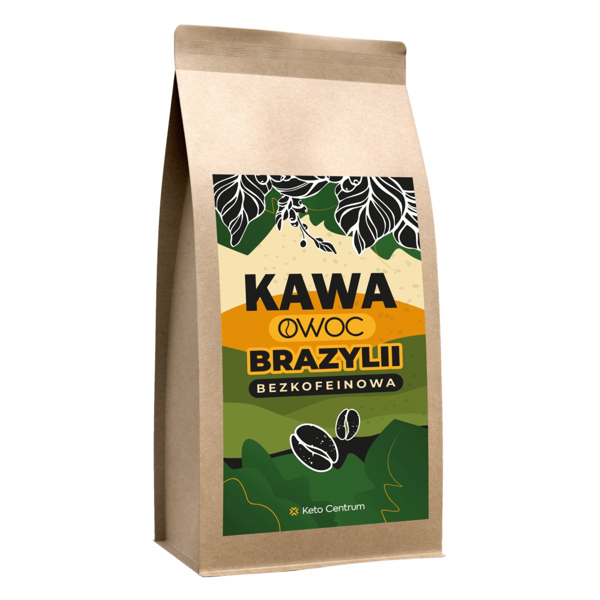 Kawa bezkofeinowa “Owoc Brazylii” 1 kg