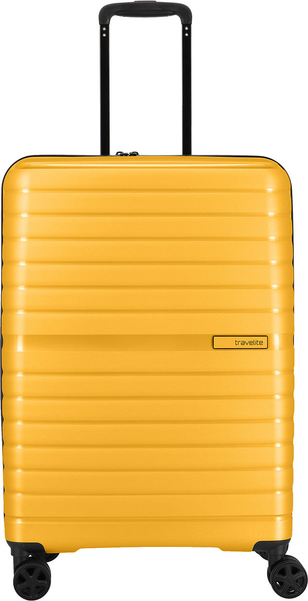 Walizka średnia Travelite Trient 66 cm - żółta