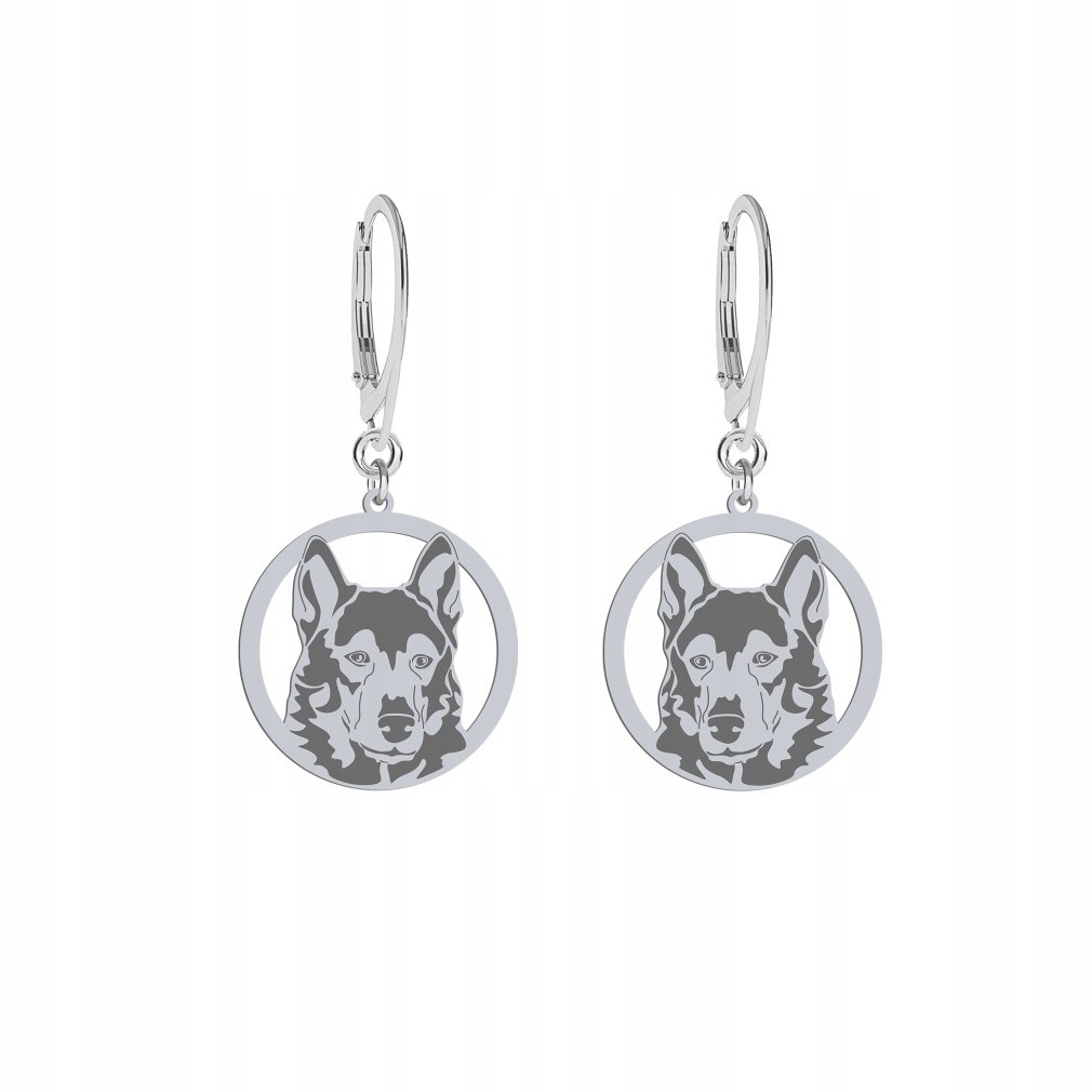 Kolczyki Srebrne Łajka Zachodniosyberyjska 925 na Prezent Biżuteria GRAWER