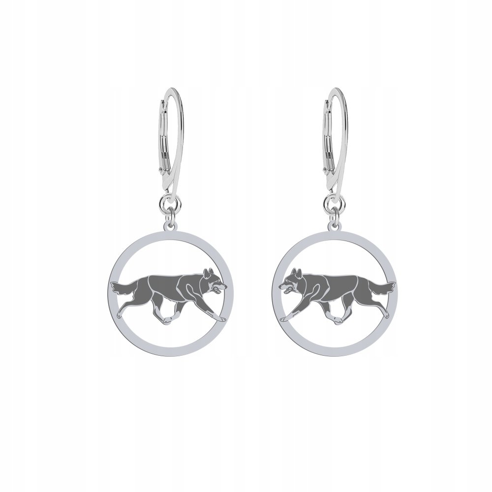 Kolczyki Srebrne z Lapinporokoira 925 Prezent Biżuteria Kobieta GRAWER