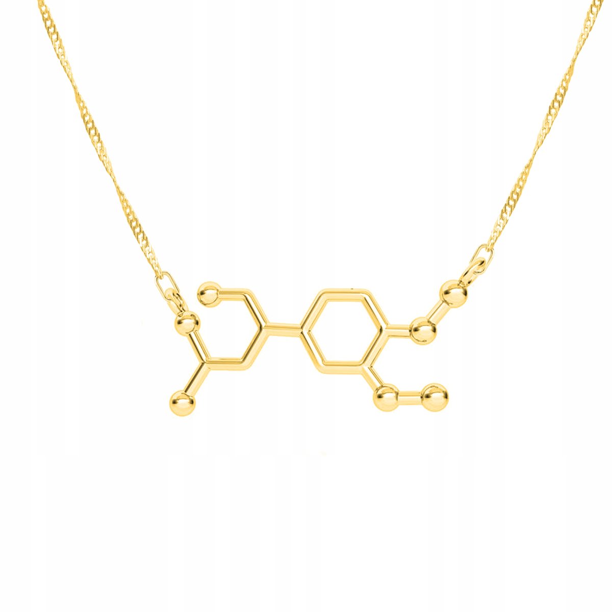 Łańcuszek złoty naszyjnik 925 Wzór Adrenalina