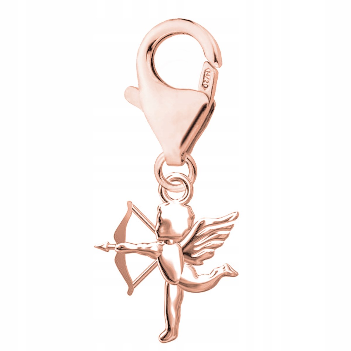 Zawieszka Aniołek Amor różowe złoto 925