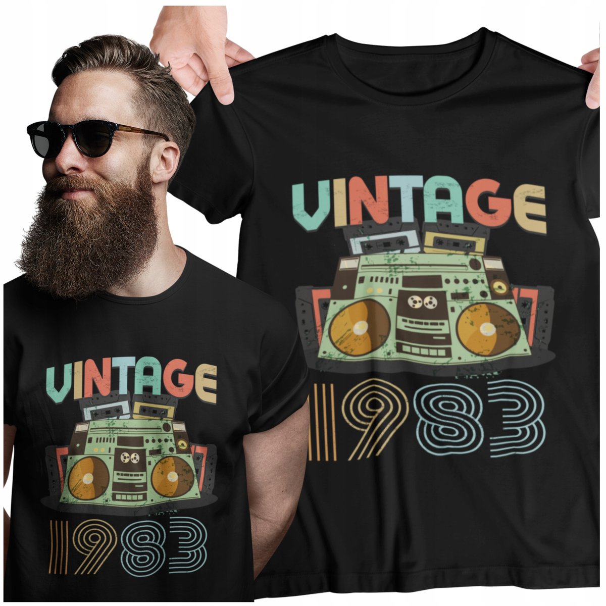 KOSZULKA NA 40 URODZINY MĘSKA VINTAGE ORYGINALNA