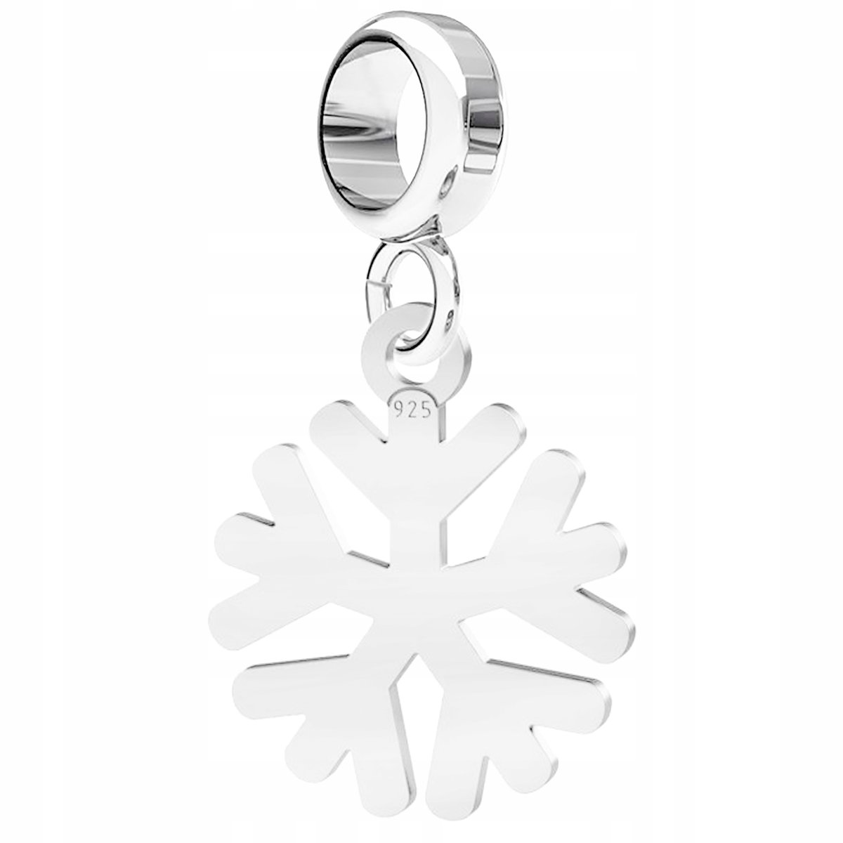Charms Śnieżynka Zima Płatek srebro 925