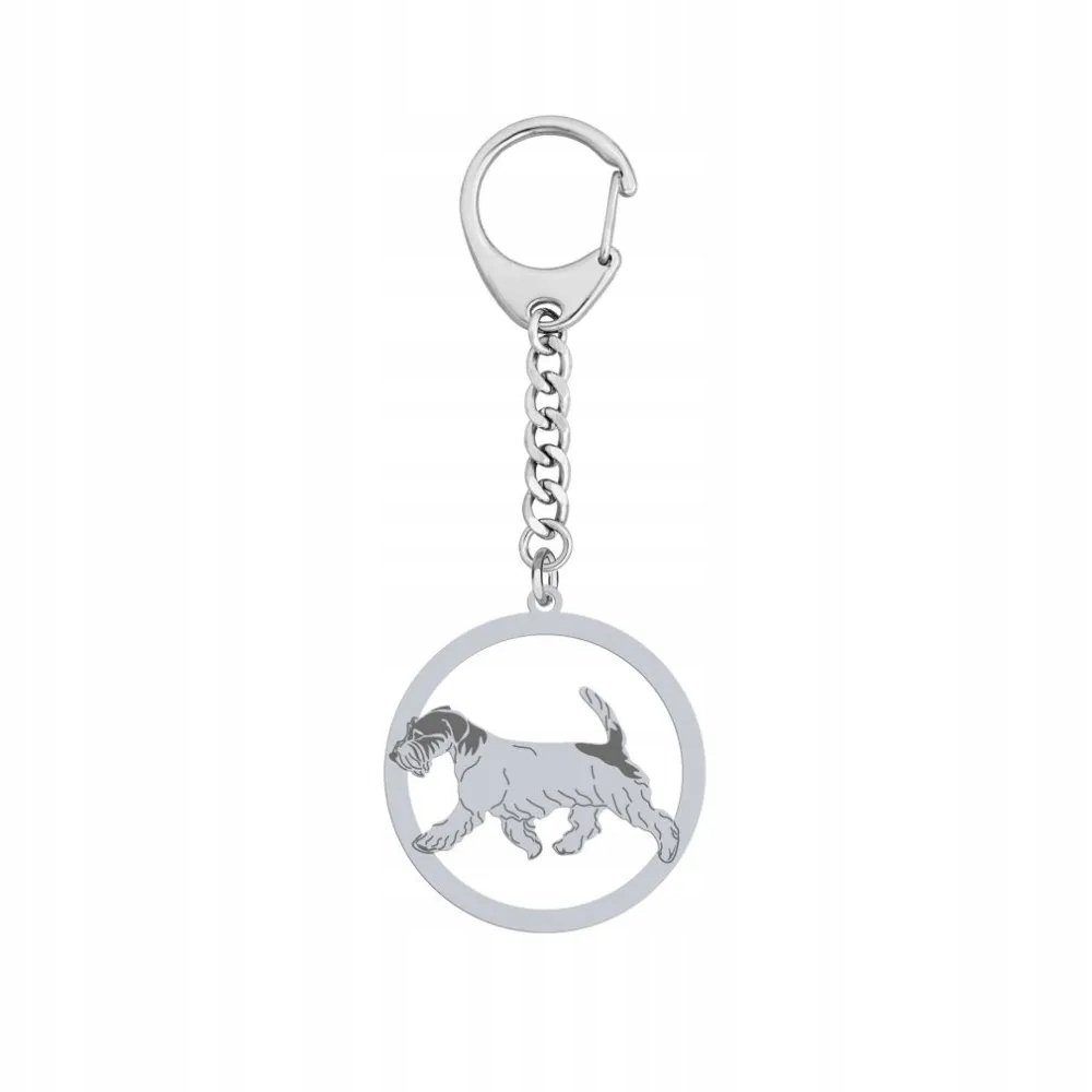 Brelok Srebrny do kluczy z Jack Russell Terrier Szorstkowłosy 925 GRAWER