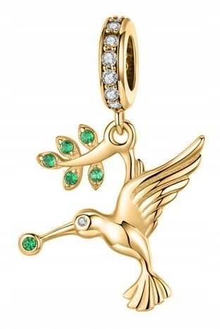 Charms Koliber złoto srebro 925