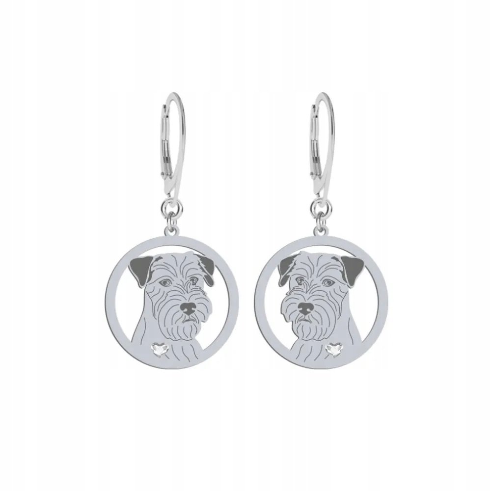 Kolczyki Srebro 925 z psem Jack Russell Terrier Szorstkowłosy Biżuteria
