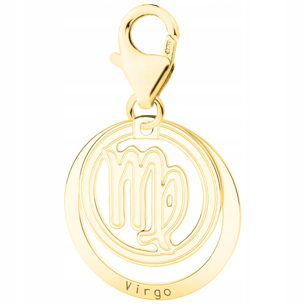 Zawieszka złota Zodiak Panna srebro 925