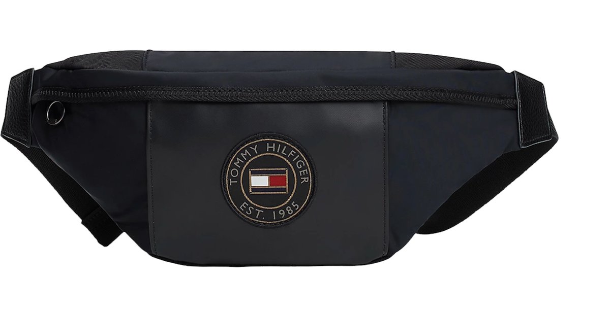 Saszetka Nerka Tommy Hilfiger Block Bombag czarna
