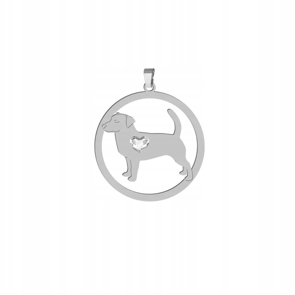 Zawieszka z psem Jack Russell Terrier Krótkowłosy Srebro 925 Prezent GRAWER