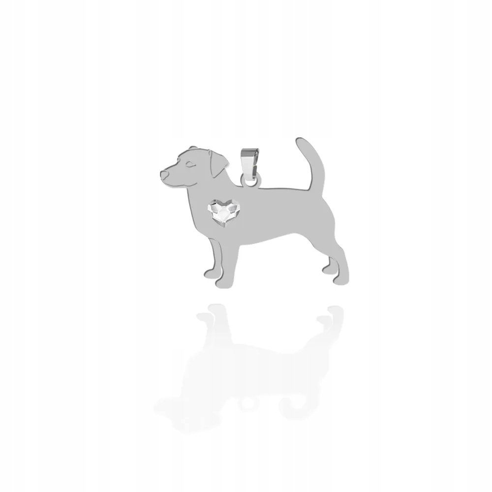 Zawieszka Srebro 925 z psem Jack Russell Terrier Krótkowłosy Prezent GRAWER