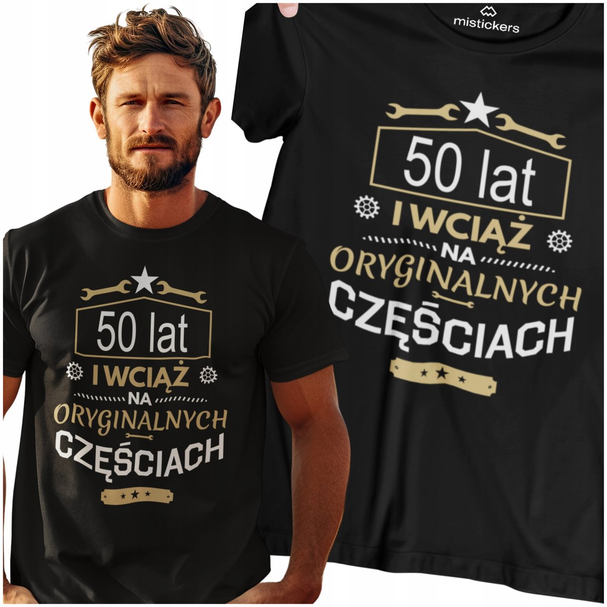 KOSZULKA NA 50 URODZINY PREZENT PIĘĆDZIESIĄTKĘ MĘSKA DLA FACETA MĘŻCZYZNY