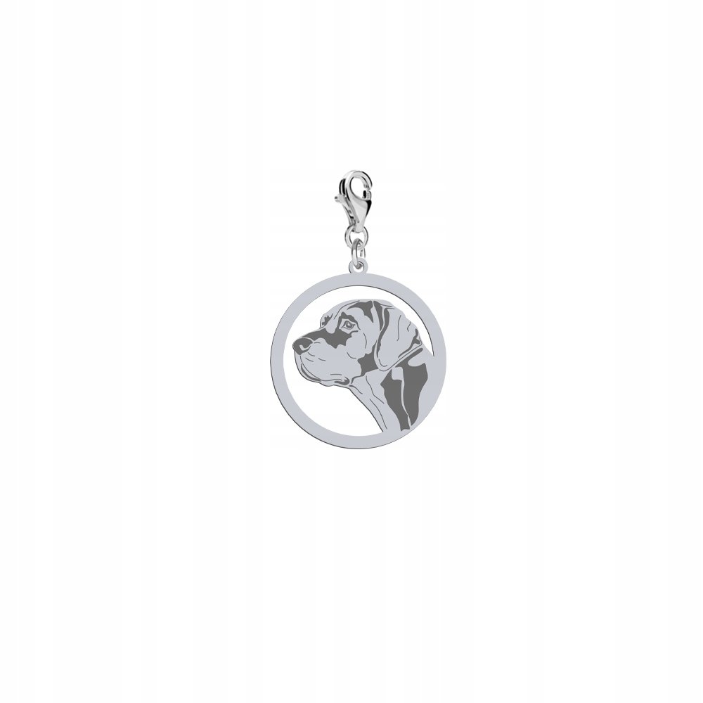 Charms Srebrny z psem Louisiana Catahoula 925 Biżuteria Prezent DEDYKACJA