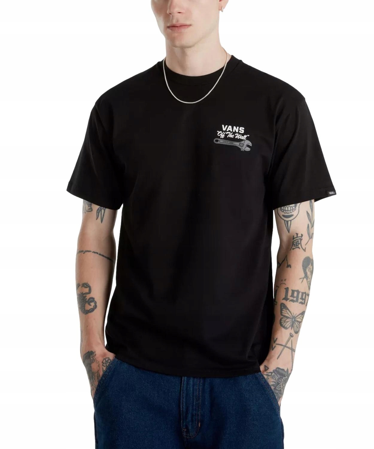 T-shirt Vans Wrenched Ss VN000J4CBLK Black XL