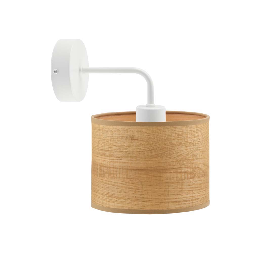 Nowoczesny kinkiet do sypialni AURORA ECO z designerskim abażurem