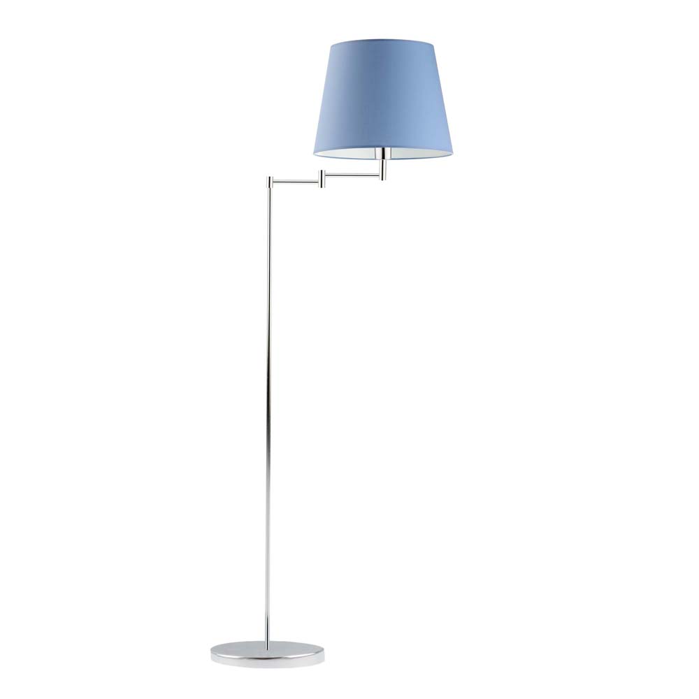 Nowoczesna lampa podłogowa dla dzieci ASTI z niebieskimi akcentami