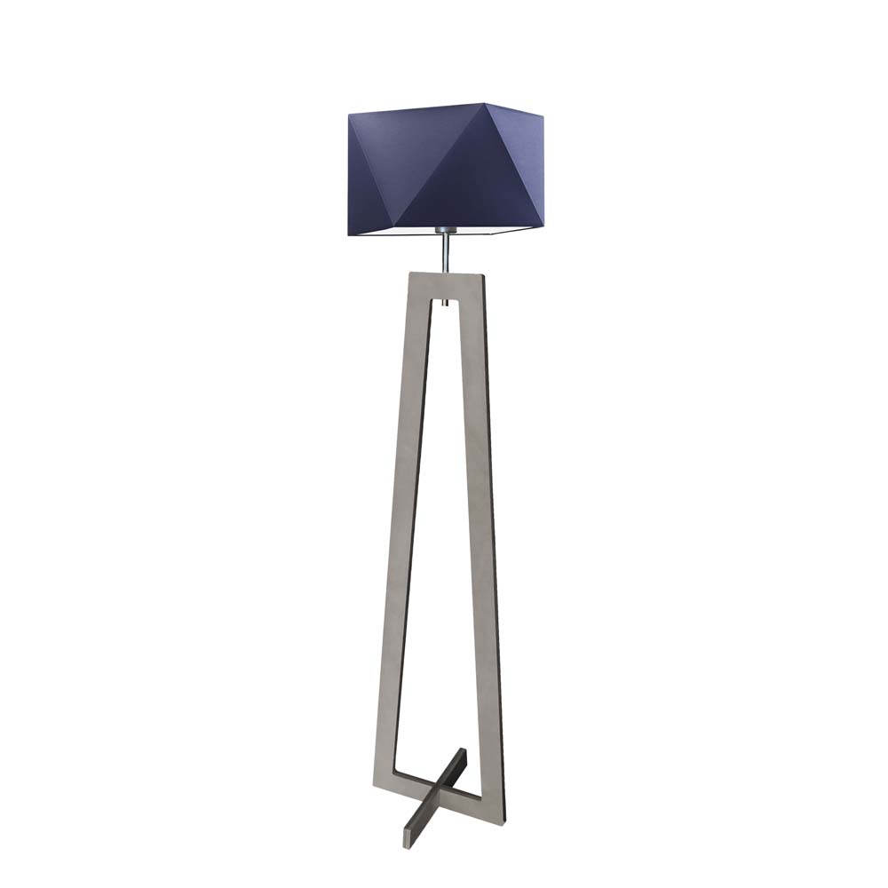 Lampa stojąca drewniana do sypialni BAKU