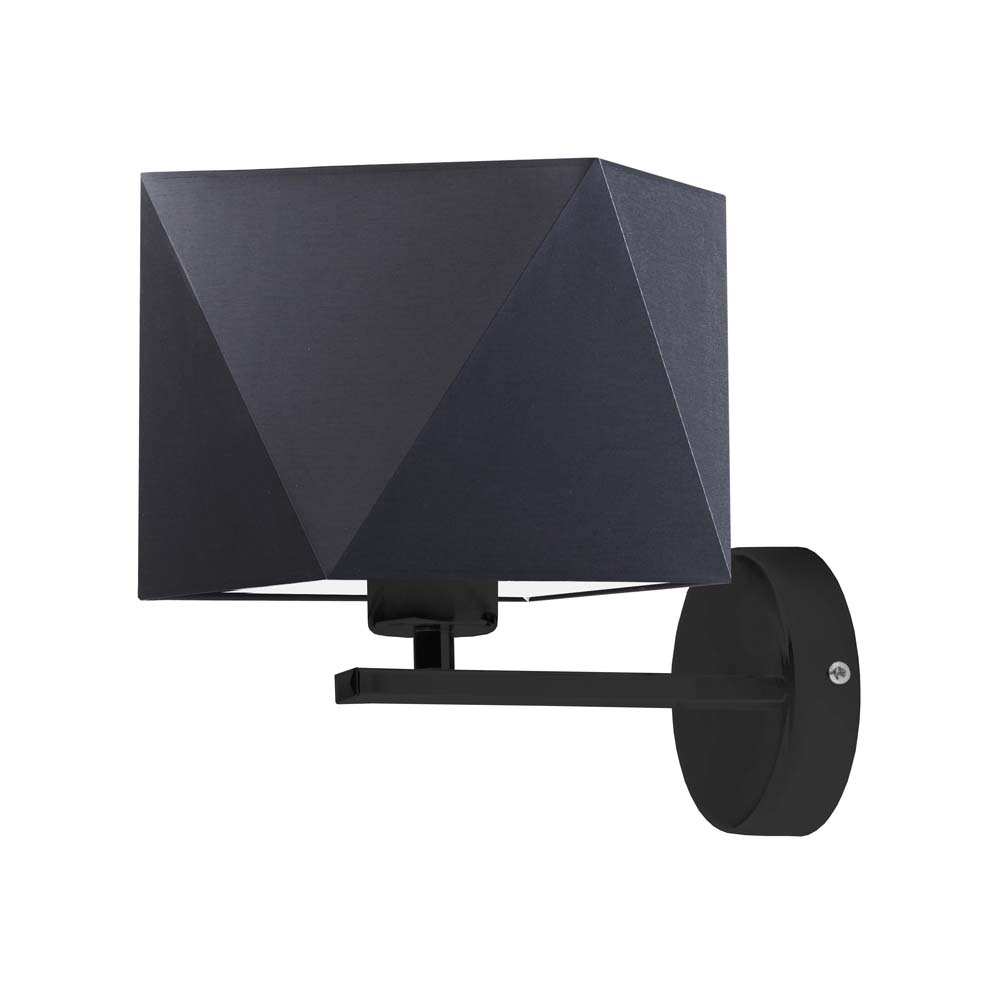 Czarny kinkiet do salonu ORLANDO