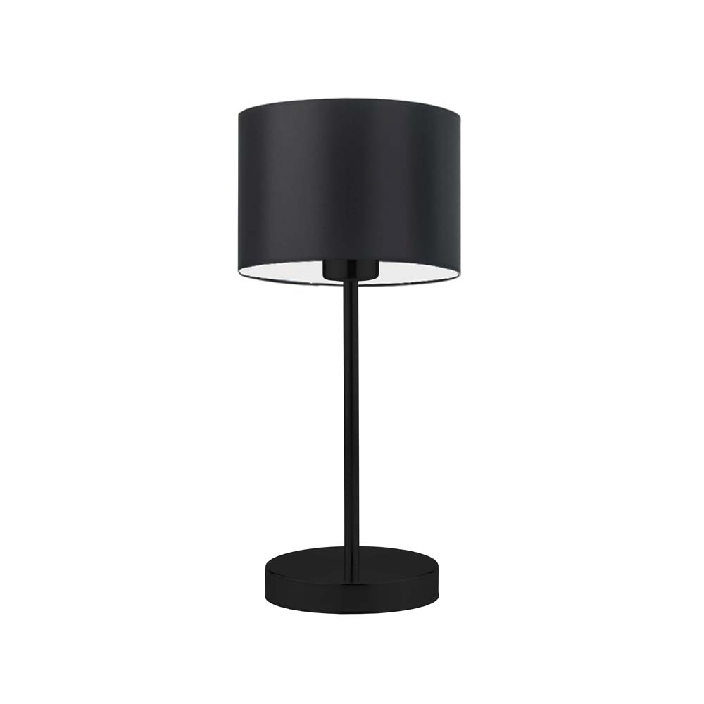 Czarna lampka nocna do czytania NICEA