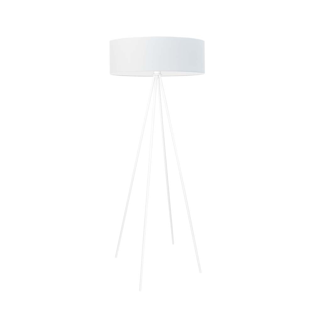 Nowoczesna lampa podłogowa w klasycznej bieli IBIZA