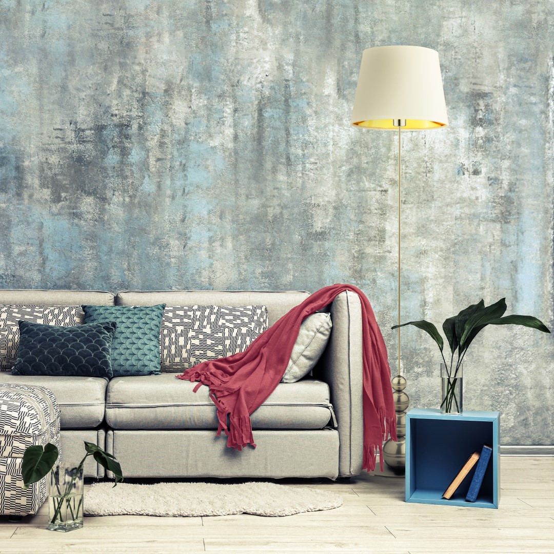 Lampa stojąca srebrne kule LIZBONA GOLD