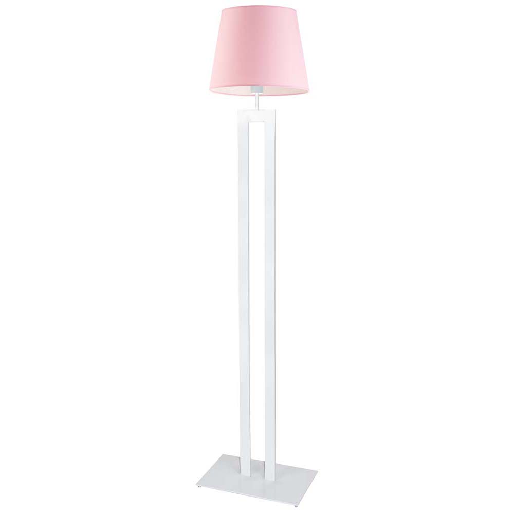 Biało różowa lampa stojąca dziecięca VEGAS