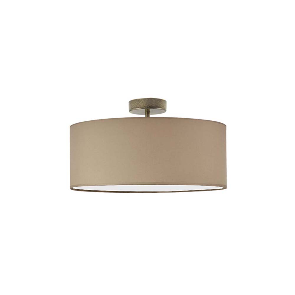 Beżowy plafon sufitowy do kuchni WENECJA fi - 40 cm - kolor beżowy
