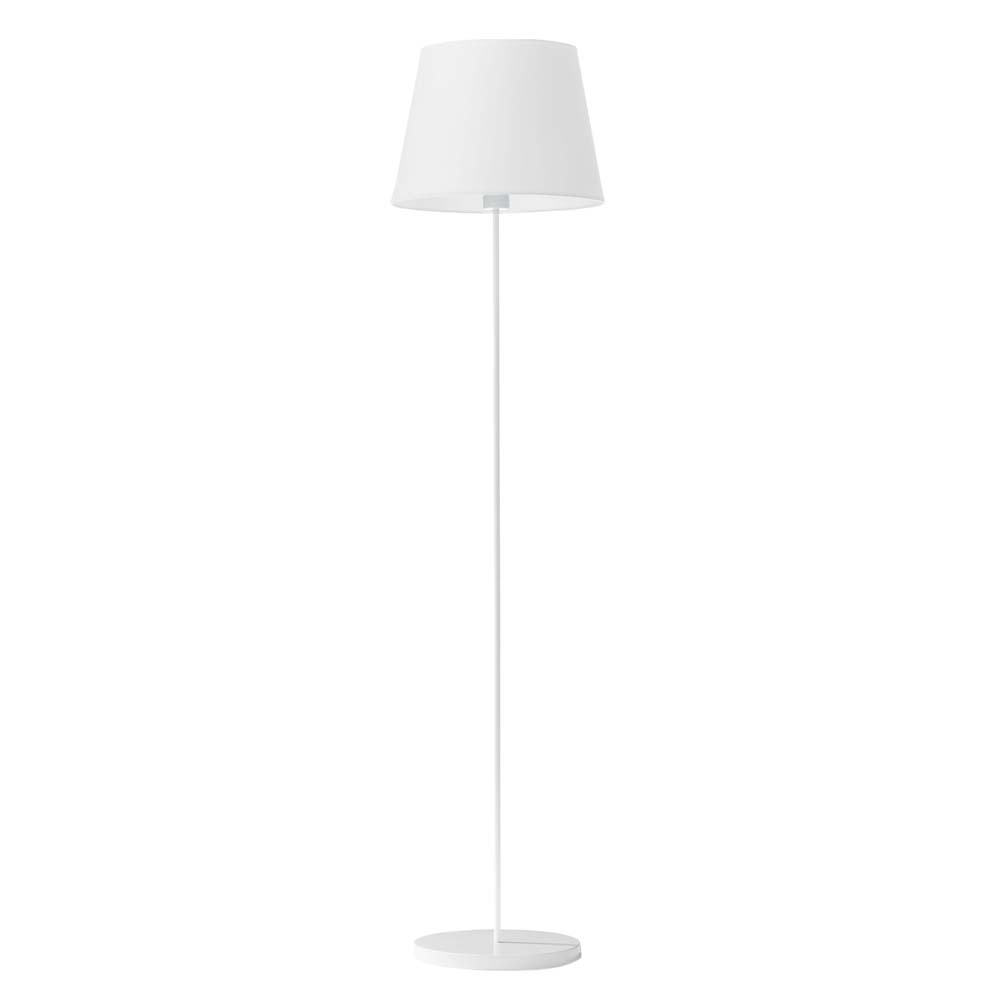 Biała lampa podłogowa do salonu VASTO
