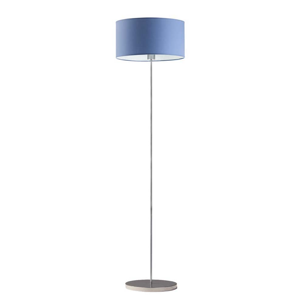 Nowoczesna lampa podłogowa dla dzieci WERONA z niebieskim abażurem