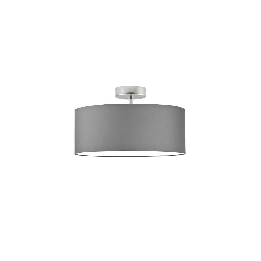 Szara lampa sufitowa w stylu skandynawskim WENECJA fi - 30 cm