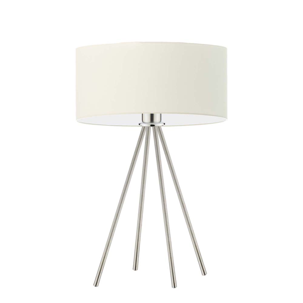 Chromowana lampa stołowa na 4 nogach SIERRA