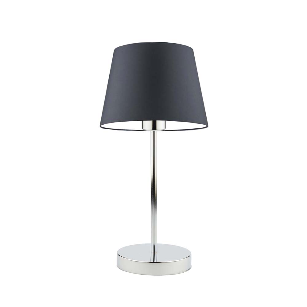 Chromowana lampka nocna do sypialni SIENA