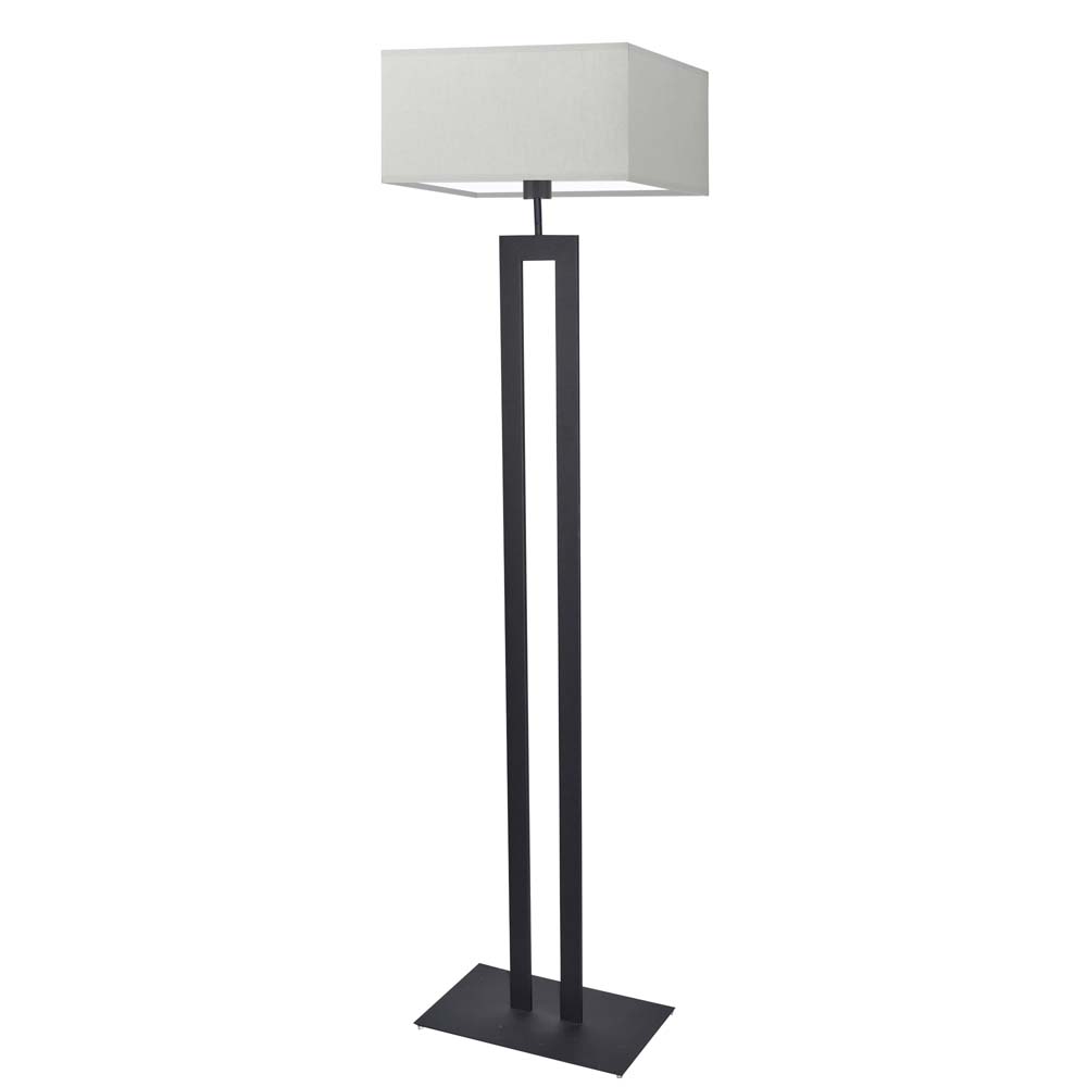 Skandynawska lampa stojąca z abażurem TORONTO