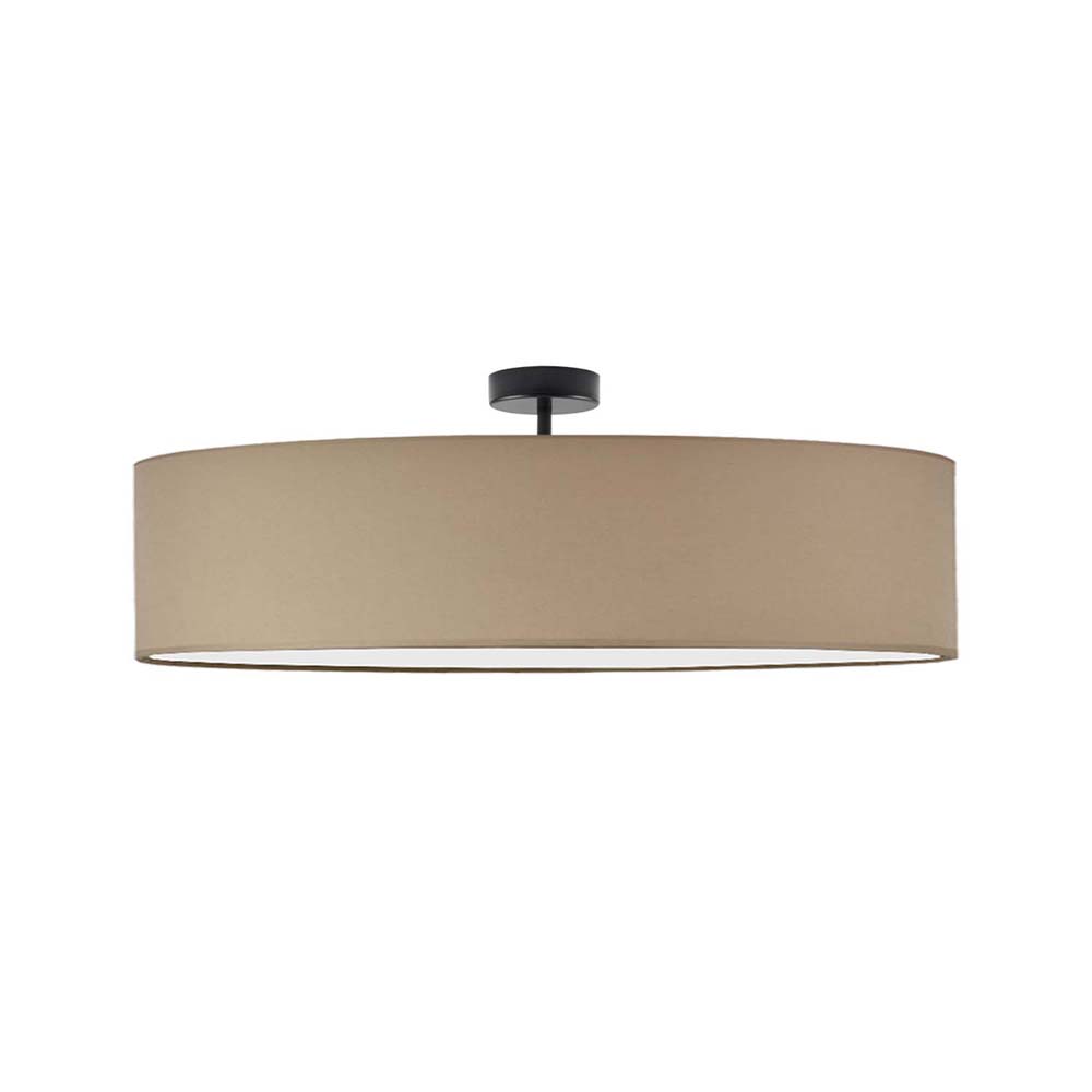 Elegancki plafon do salonu GRENADA fi - 80 cm - kolor beżowy