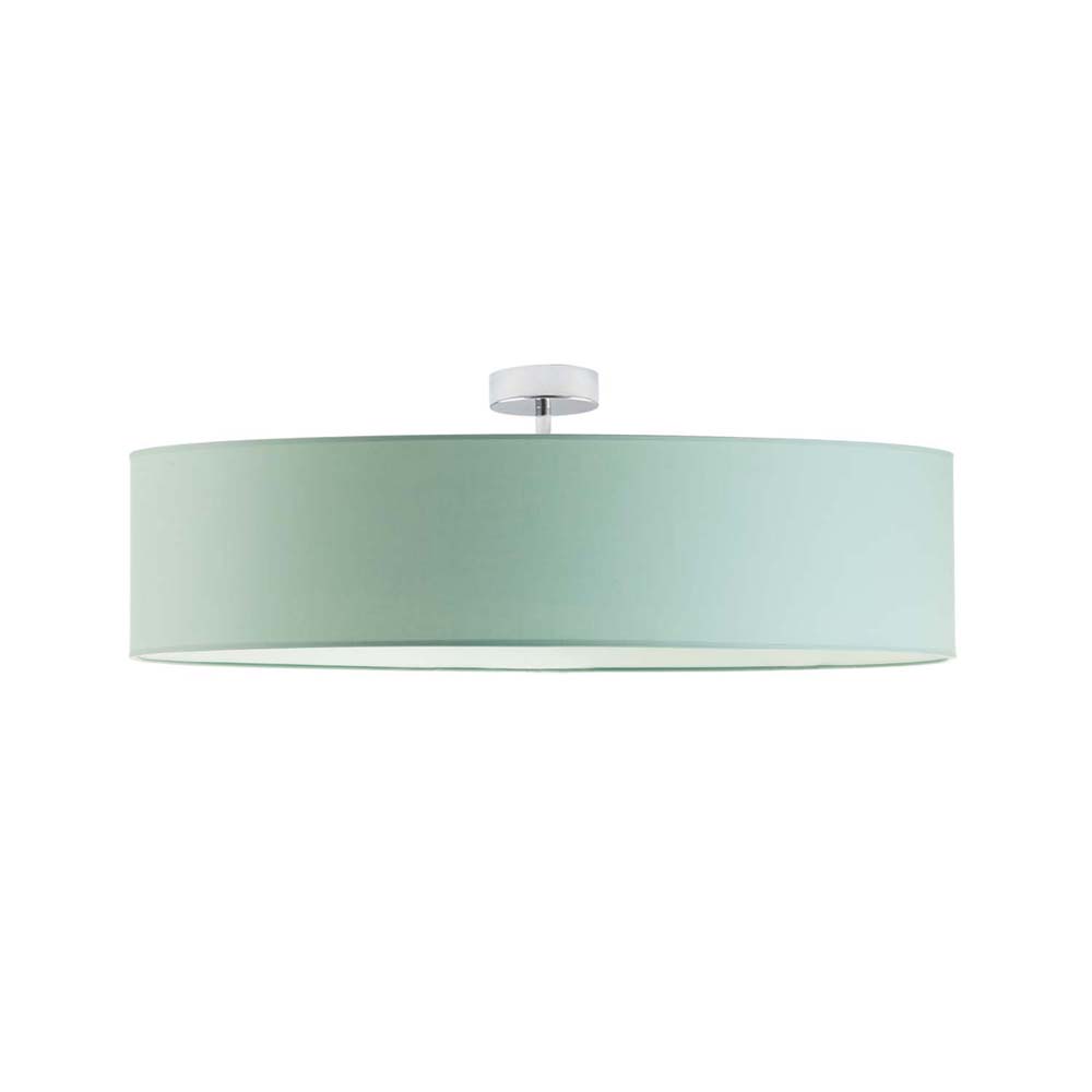 Okrągła lampa sufitowa dla dzieci GRENADA fi - 80 cm - kolor miętowy